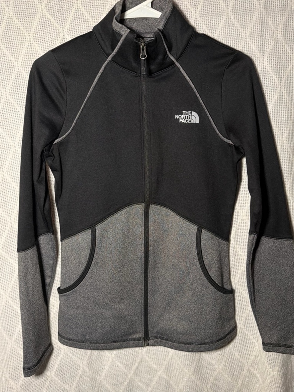 The North Face Black & Gray Full-Zip Jacket